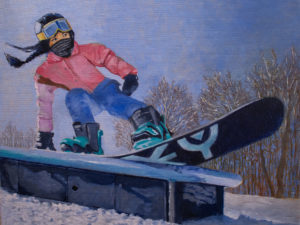 Snowboarding adrenaline