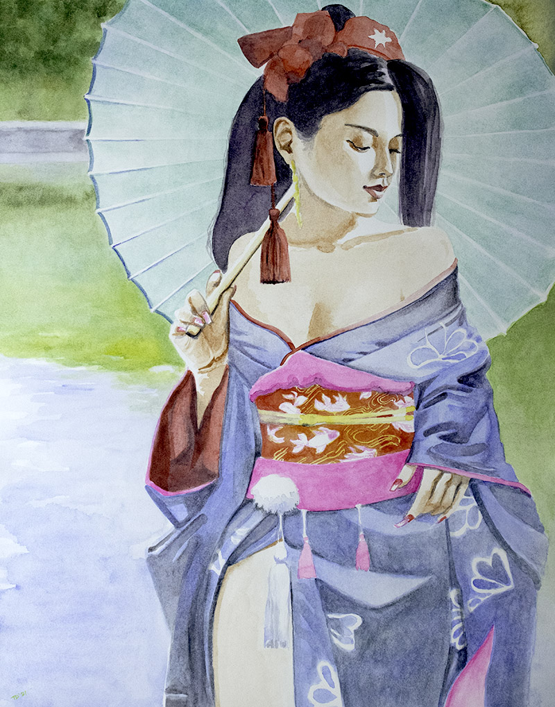 Kimono 1 Watercolor